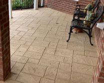 patio resurfacing project